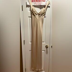 Calvin Klein Cross Back Gown